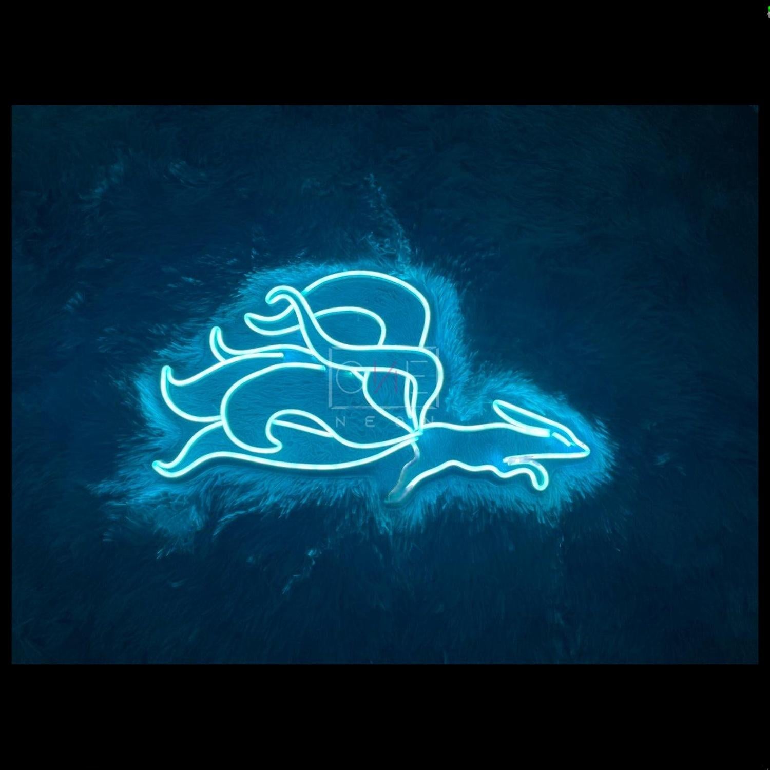 Orange-Yellow Fox Led Neon Sign For Indoor Bar Cafe Decor | Shineneon