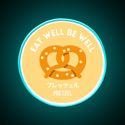 Orange Yellow Pretzel Japanese Bake Food Snack Food Led Neon Sign Rgb Color - Shineneon