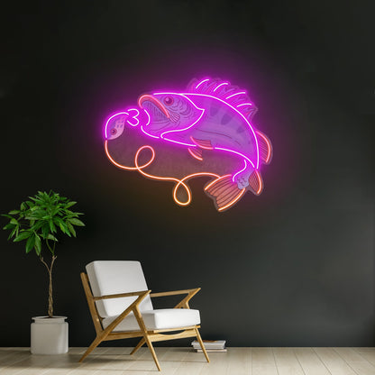 Orangetail Fish Led Neon Sign Light Custom Led Signs - Shineneon
