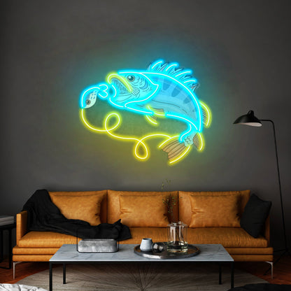 Orangetail Fish Led Neon Sign Light Custom Led Signs - Shineneon