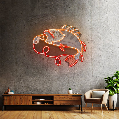Orangetail Fish Led Neon Sign Light Custom Led Signs - Shineneon