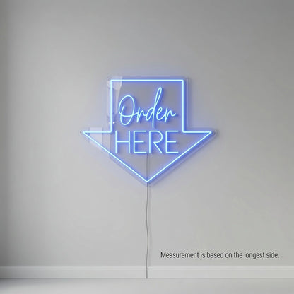Order Here Business LED Neon Sign - 04 Size Image