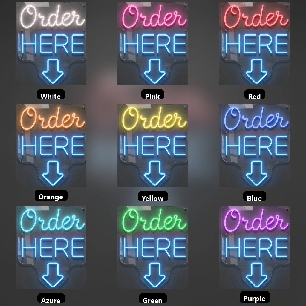 Order Here LED Neon Sign - Shineneon