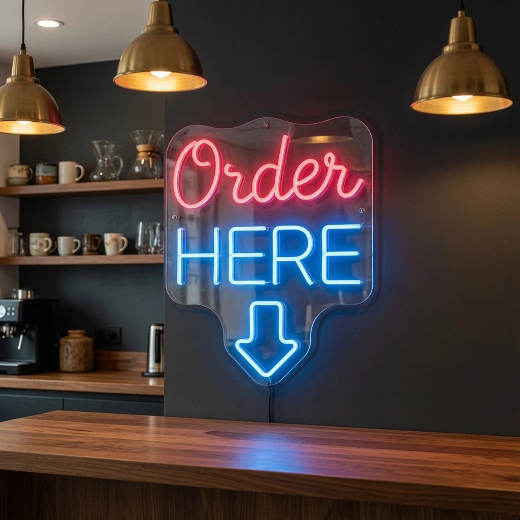 Order Here LED Neon Sign - Shineneon