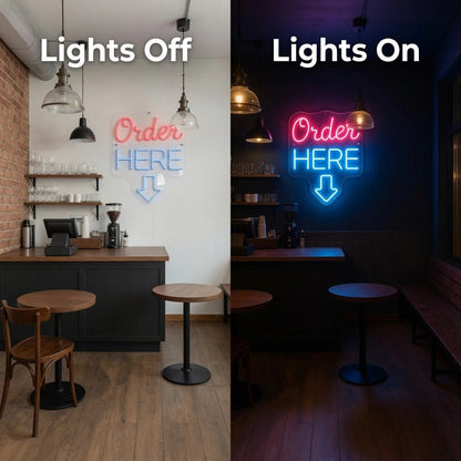 Order Here LED Neon Sign - Shineneon