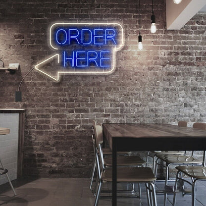 Order Here Led Neon Sign For Businesses And Shops | Shineneon