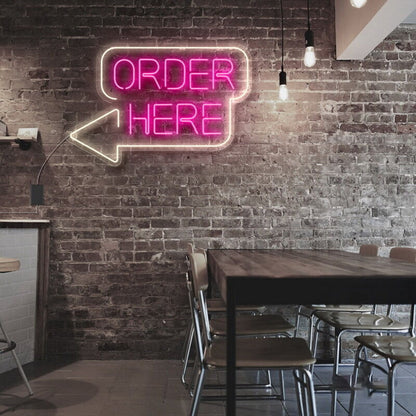 Order Here Led Neon Sign For Businesses And Shops | Shineneon