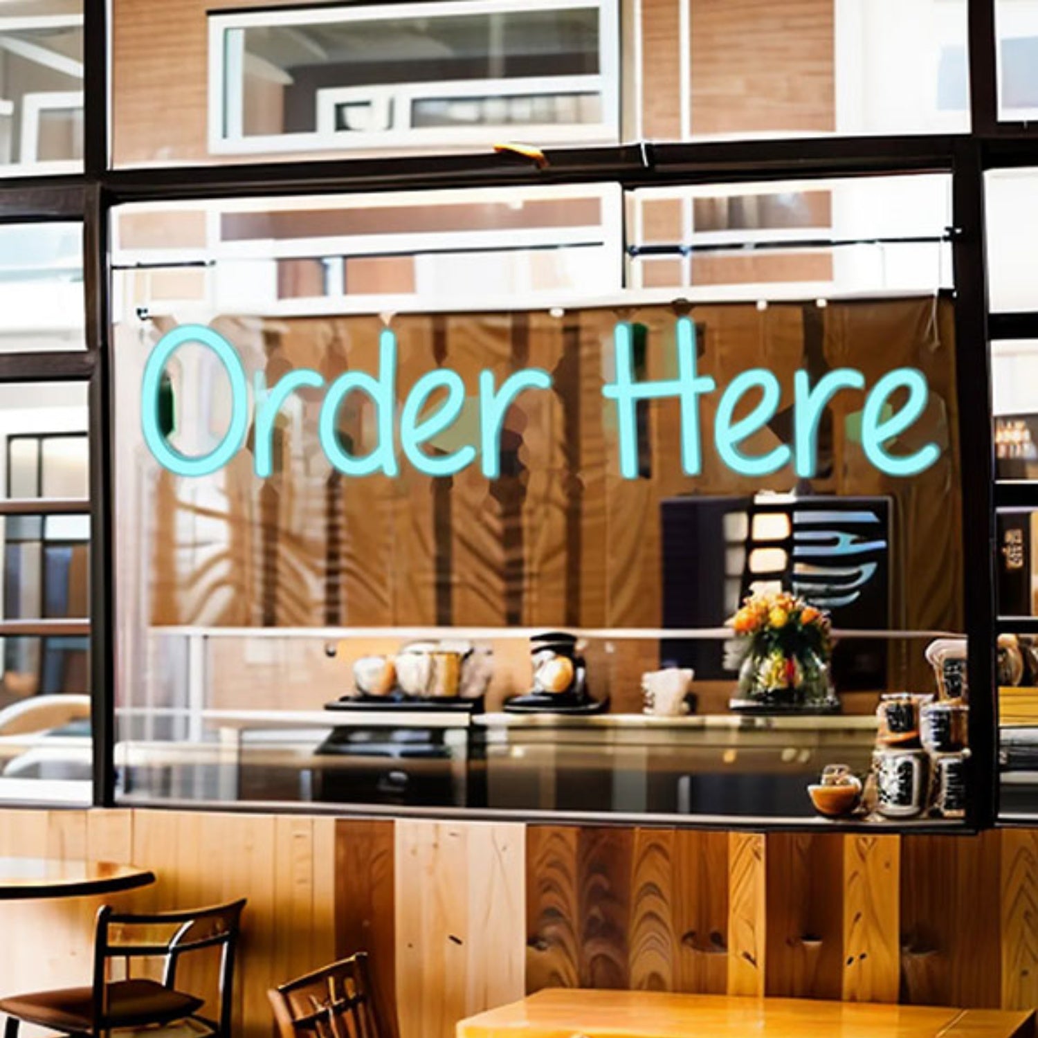 Order Here Neon Sign Wall Art Decor | Shineneon