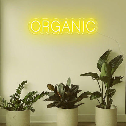 Organic Bright Pink White Rounded Led Neon Sign For Health Shops Home Decor | Shineneon