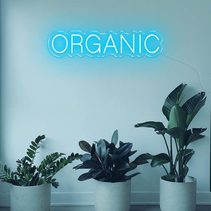 Organic Bright Pink White Rounded Led Neon Sign For Health Shops Home Decor | Shineneon