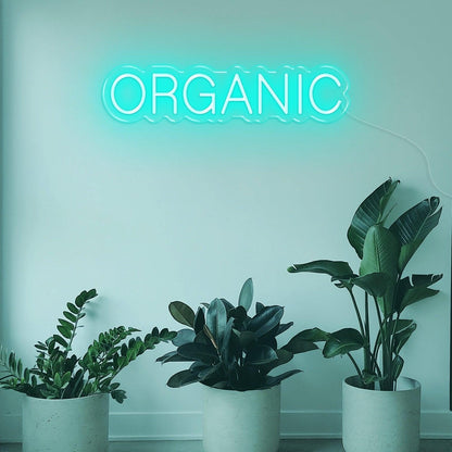 Organic Bright Pink White Rounded Led Neon Sign For Health Shops Home Decor | Shineneon