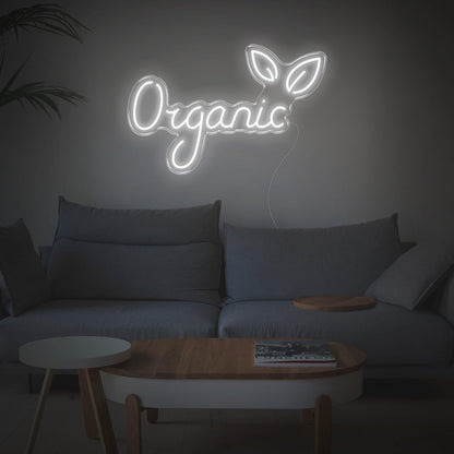 Organic Leaf Pink Led Neon Sign Modern Living Room Decor | Shineneon