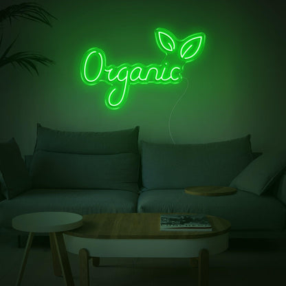 Organic Leaf Pink Led Neon Sign Modern Living Room Decor | Shineneon