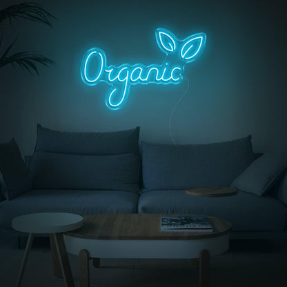 Organic Leaf Pink Led Neon Sign Modern Living Room Decor | Shineneon
