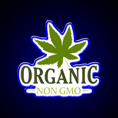 Organic Non Gmo Hemp Inspired Green Leaf Led Neon Sign Rgb Color - LED neon sign view 5