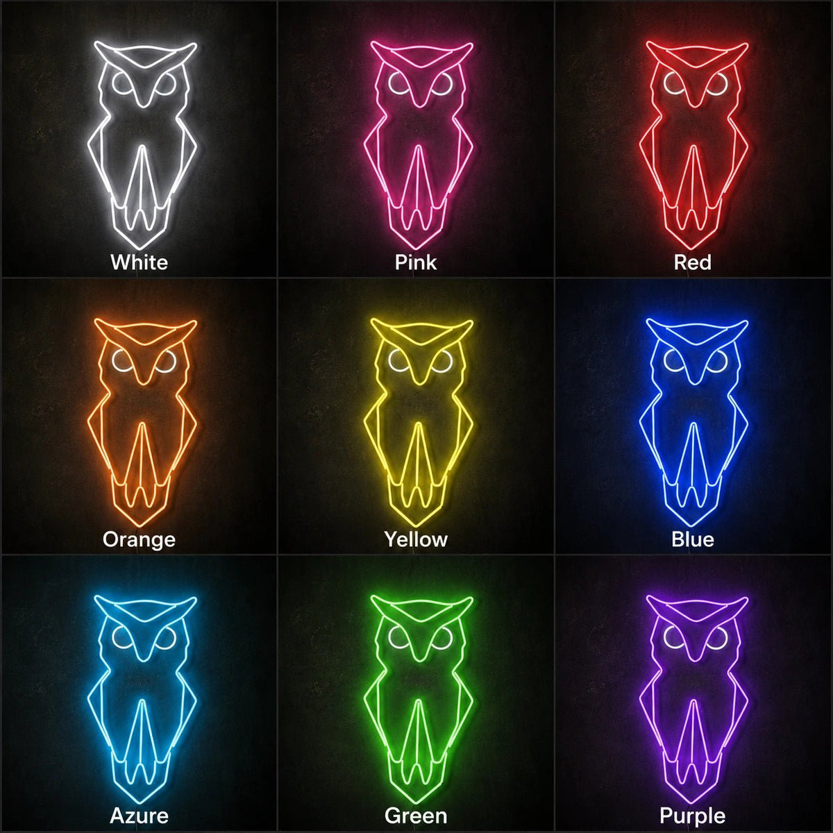 Origami Owl Face LED Neon Sign - Shineneon