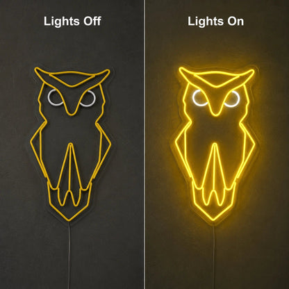 Origami Owl Face LED Neon Sign - Shineneon