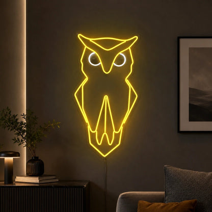 Origami Owl Face LED Neon Sign - Shineneon