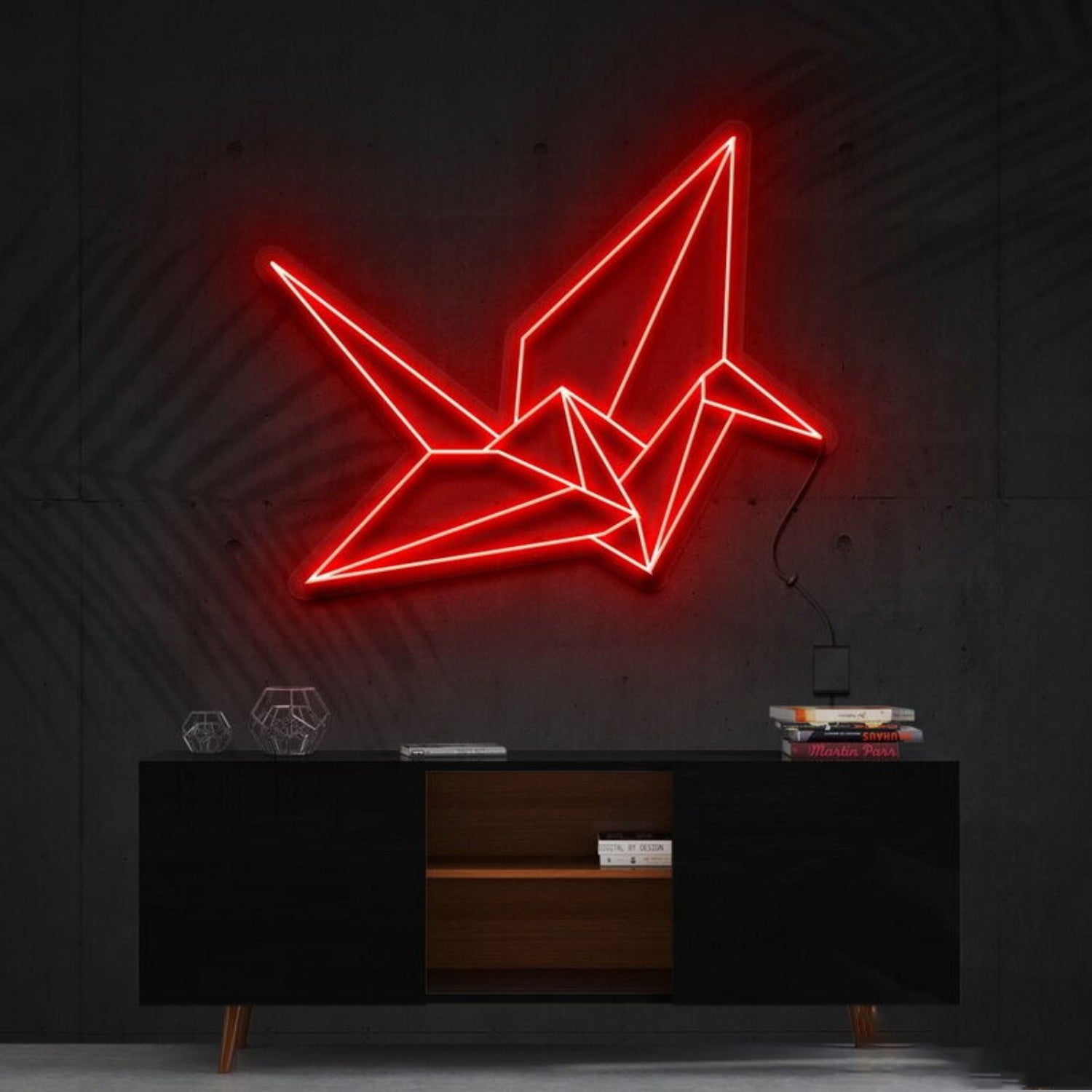 Origami Swan Led Neon Sign Fartistic And Modern Decor | Shineneon