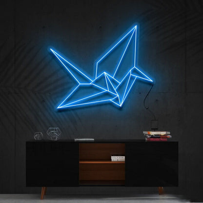 Origami Swan Led Neon Sign Fartistic And Modern Decor | Shineneon