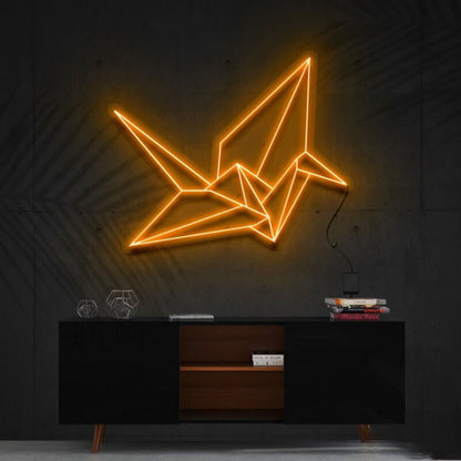 Origami Swan Led Neon Sign Fartistic And Modern Decor | Shineneon