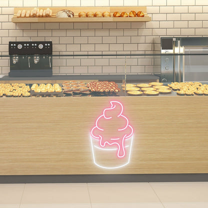 Original Ice Cream Cup Classic Led Neon Sign For Ice Creameries | Shineneon