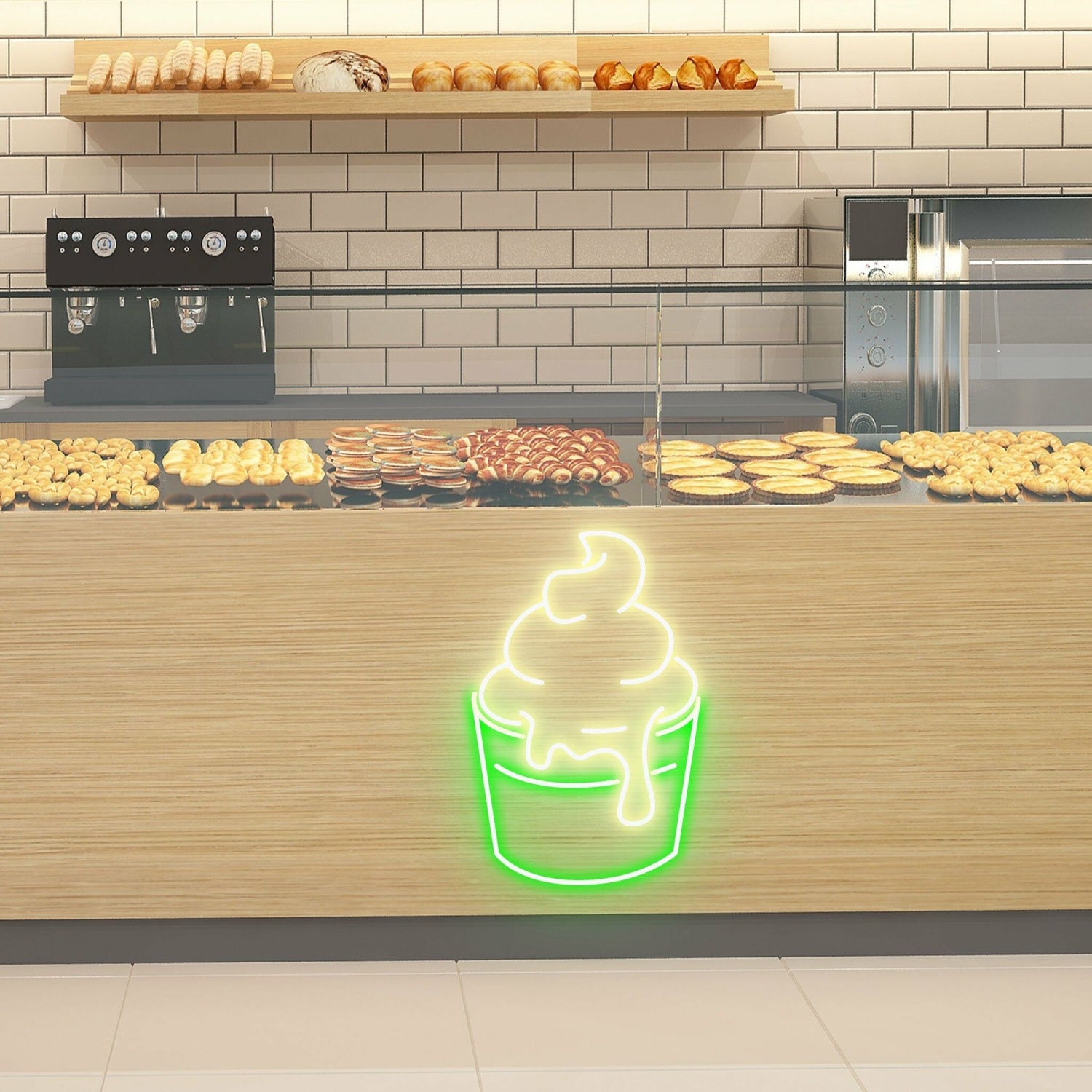 Original Ice Cream Cup Classic Led Neon Sign For Ice Creameries | Shineneon