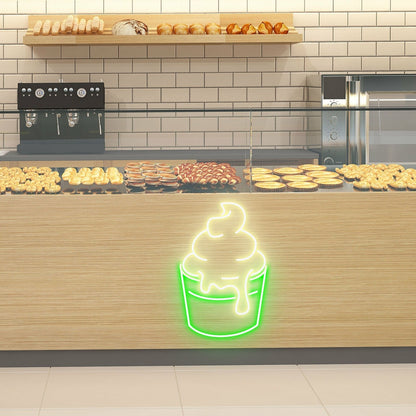 Original Ice Cream Cup Classic Led Neon Sign For Ice Creameries | Shineneon