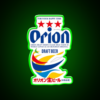 Orion Beer Bar Decor Led Neon Sign Rgb Color