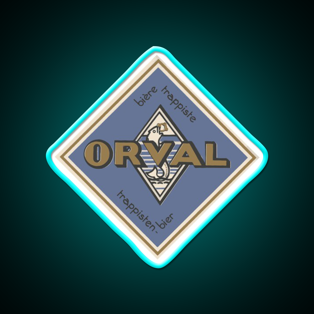 Orval Beer Bar Decor Led Neon Sign Rgb Color - Size and dimension reference