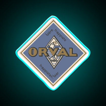 Orval Beer Bar Decor Led Neon Sign Rgb Color - Size and dimension reference