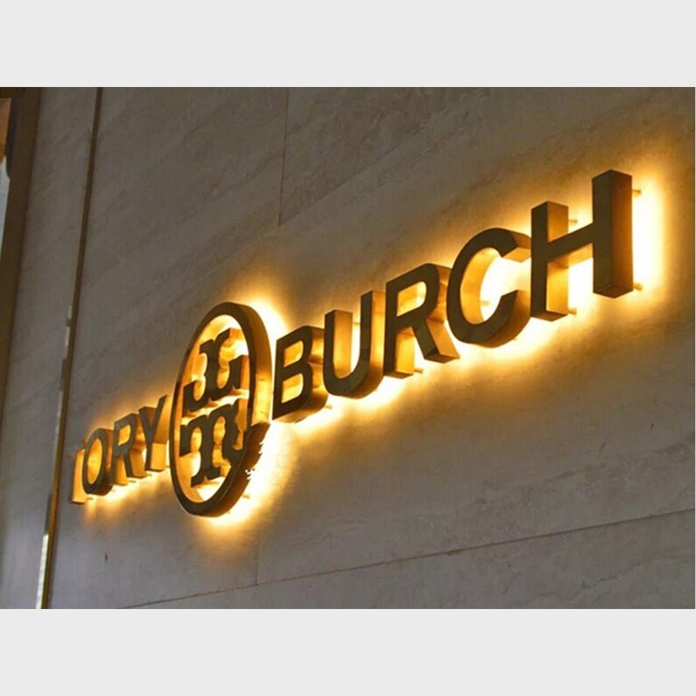 Ory Burch Big Logo 3D Backlit Channel Letters Led Light Sign - Shineneon