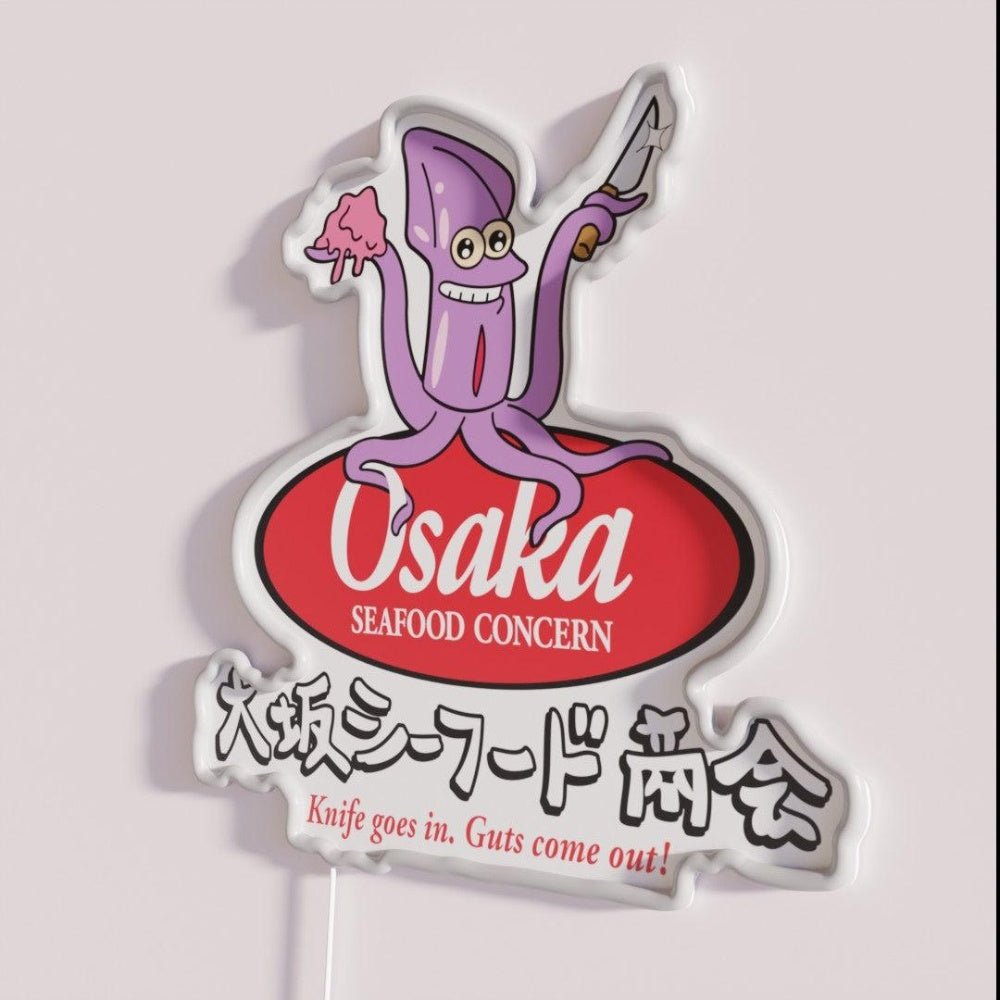 Osaka Seafood Concern Rgb Led Neon Sign - Shineneon