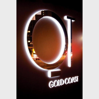 Ot Gold Coast 3D Backlit Channel Letters Led Light Sign - Shineneon