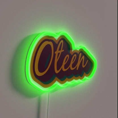 Oteen Nc Asheville Wnc Rgb Led Neon Sign - Shineneon