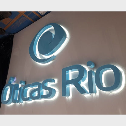 Oticas Rio 3D Backlit Channel Letters Led Light Sign - Shineneon
