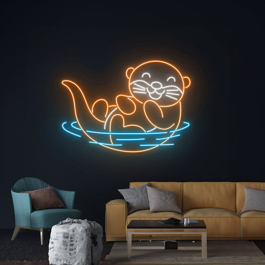 Otter Neon Sign