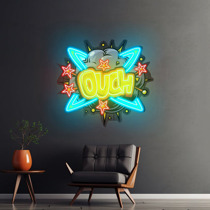 Ouch Custom Led Signs Artwork For Sale - Shineneon