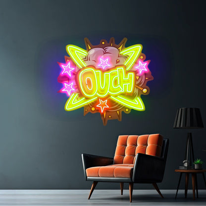 Ouch Led Neon Artwork For Sale - Shineneon