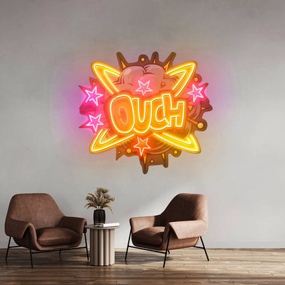 Ouch Led Neon Artwork For Sale - Shineneon