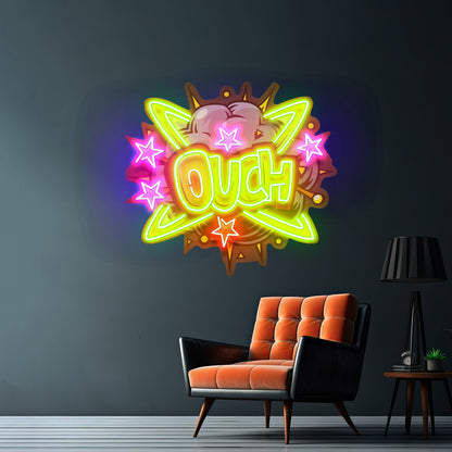 Ouch Led Neon Artwork For Sale