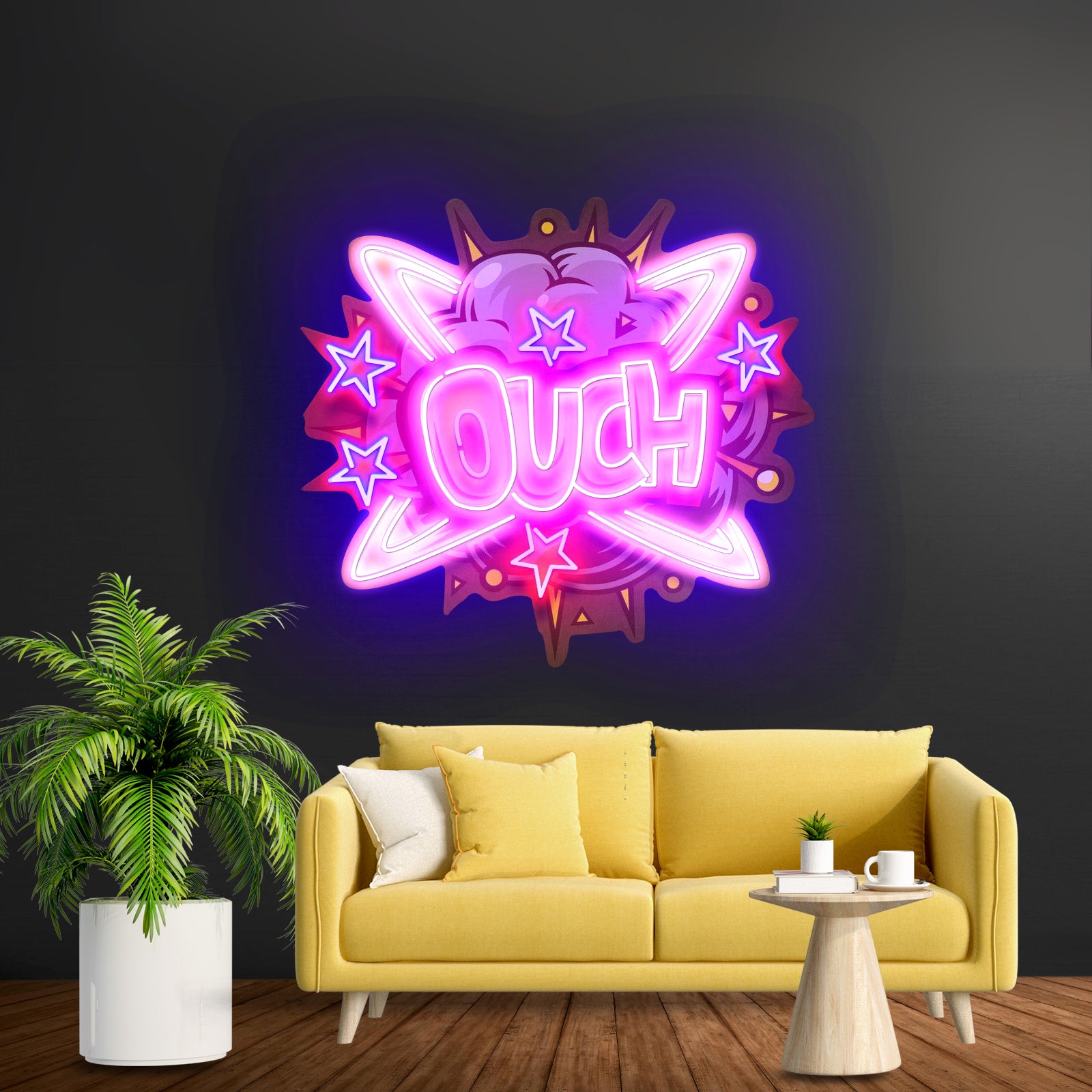 Ouch Led Neon Artwork For Sale
