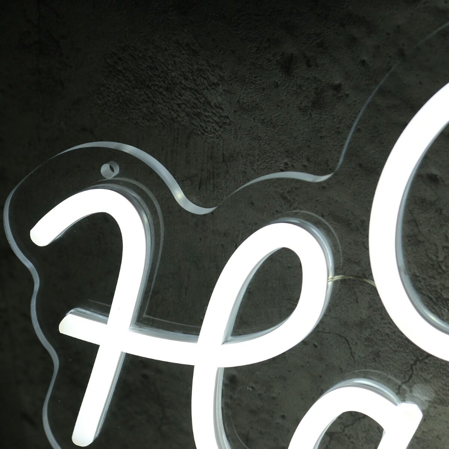 Our Happy Place White Led Neon Sign - Shineneon