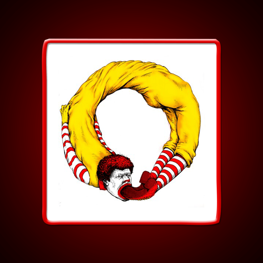 Ouro Mcboros Fast Food Led Neon Sign For Burger Place Rgb Color - Shineneon