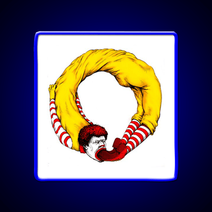 Ouro Mcboros Fast Food Led Neon Sign For Burger Place Rgb Color - Shineneon