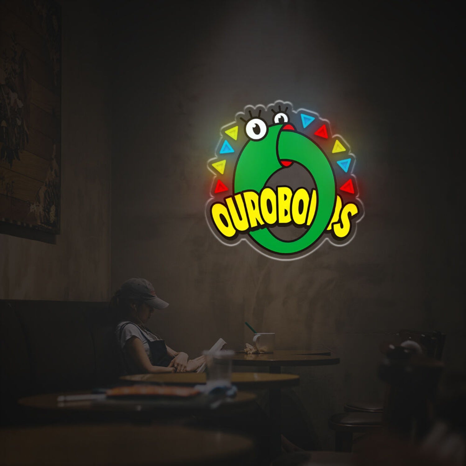 Ouroboros Led Neon Acrylic Artwork | Shineneon