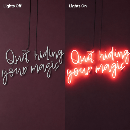 Out Hiding Your Magic LED Neon Sign - Shineneon