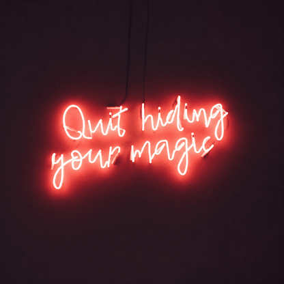 Out Hiding Your Magic LED Neon Sign - Shineneon