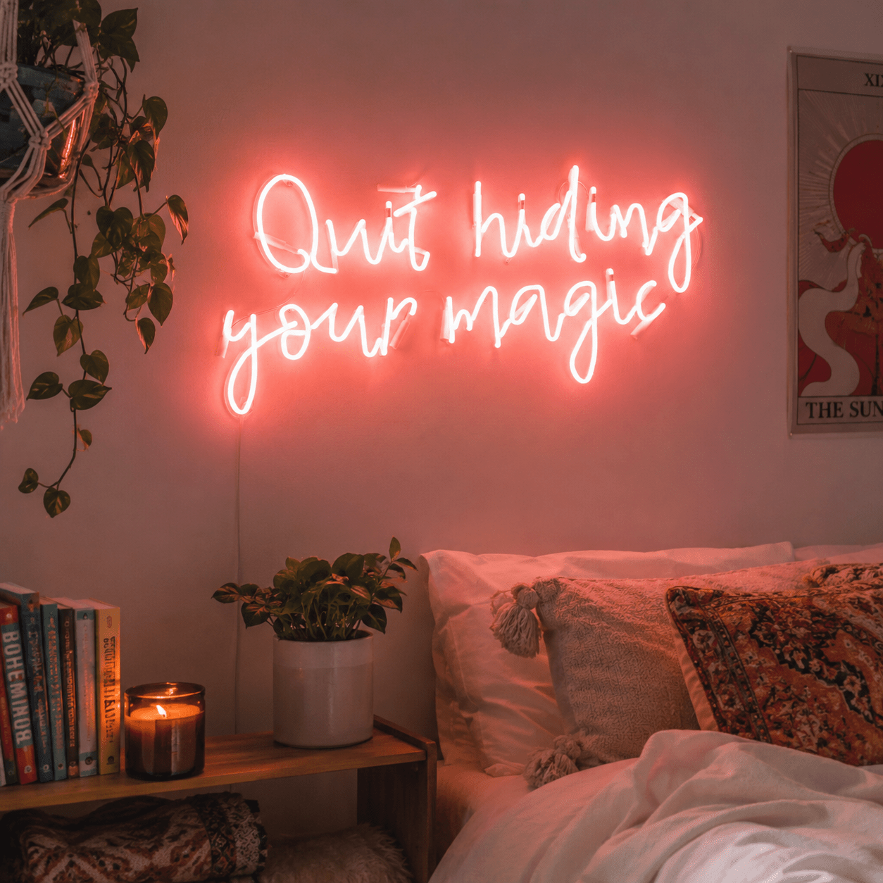 Out Hiding Your Magic LED Neon Sign - Shineneon