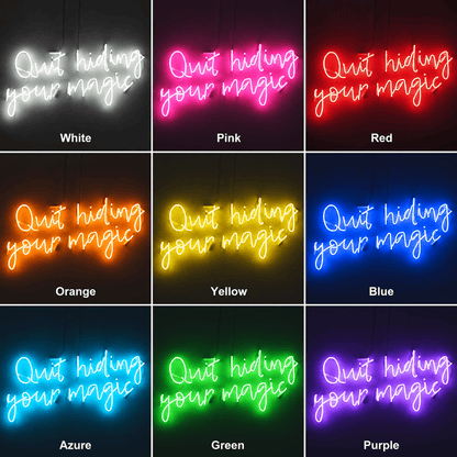 Out Hiding Your Magic LED Neon Sign - Shineneon